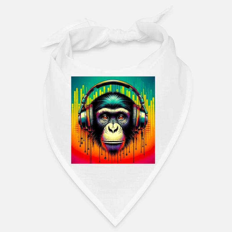 Chimpanzee Monkey Bandana