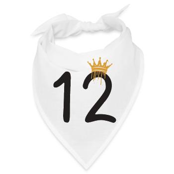 12 - Bandana - Weiß - Vorne