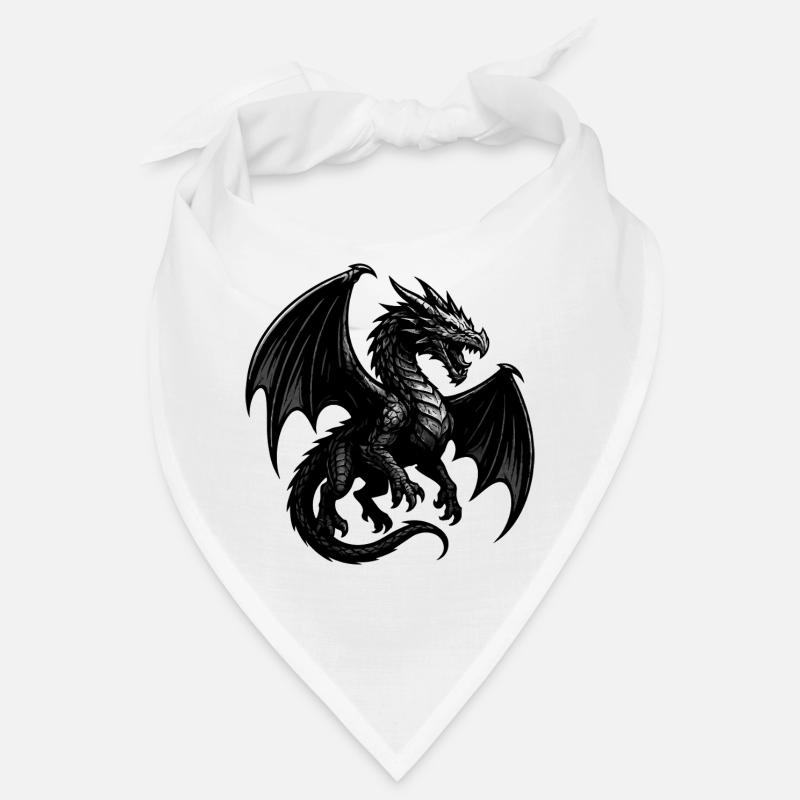Drache im Malflug Bandana