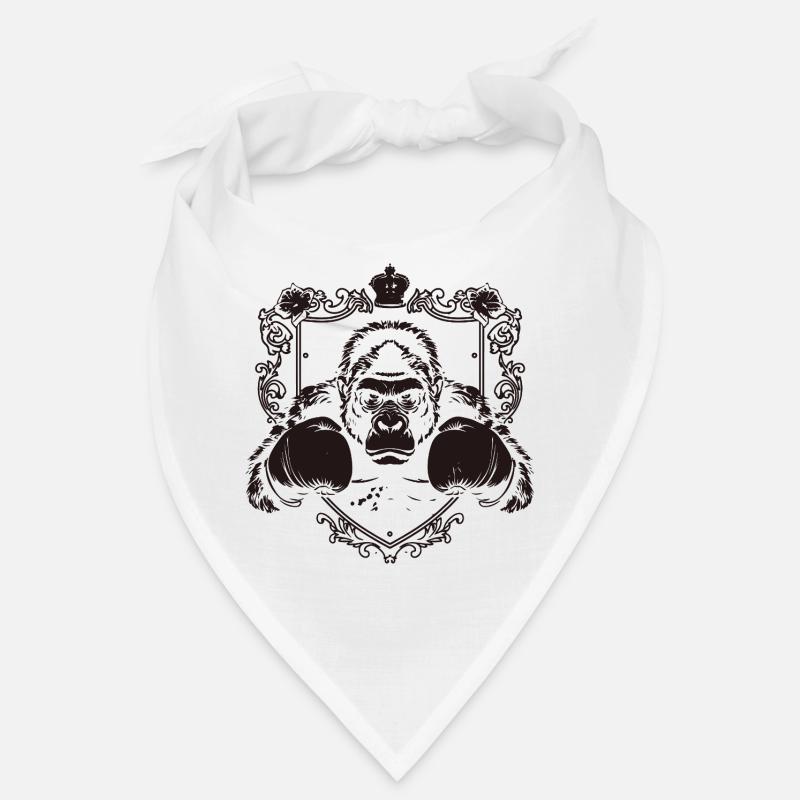 Gorille avec pose de combat Bandana