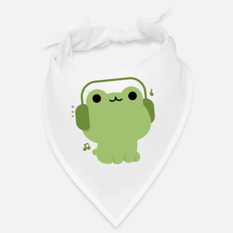 Illustration d'un casque de grenouille mignon Bandana