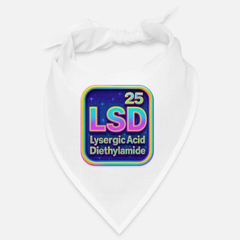 Néon Acide Psychédélique Rétro Bandana