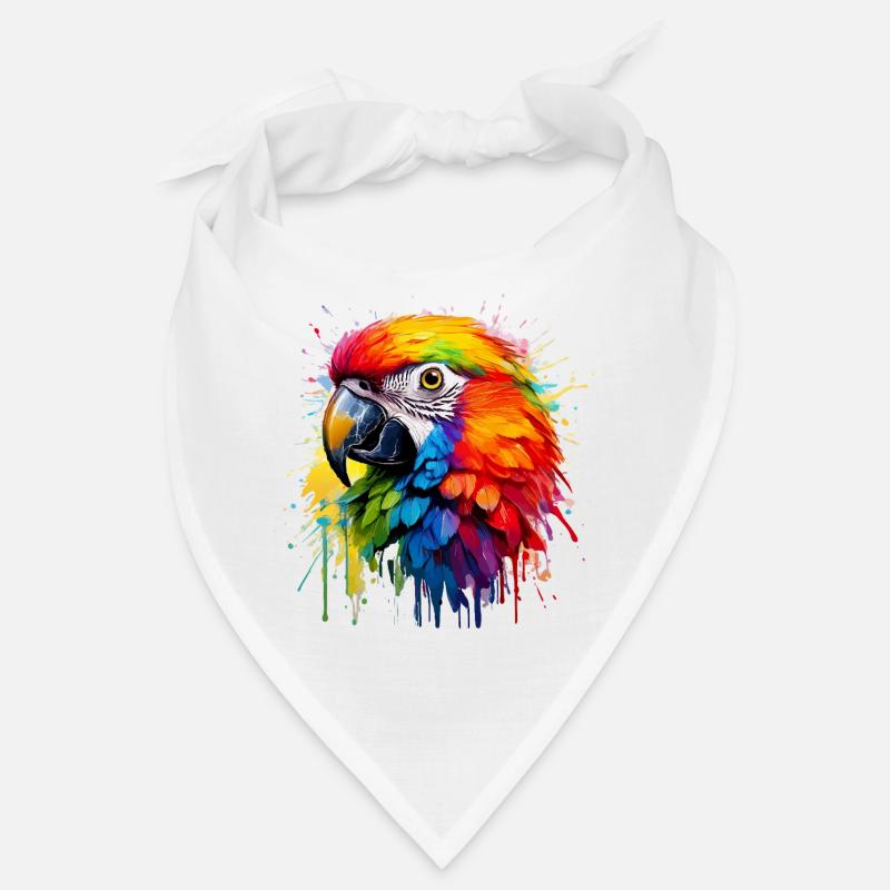 Bunter Paradiespapagei Splash Bandana