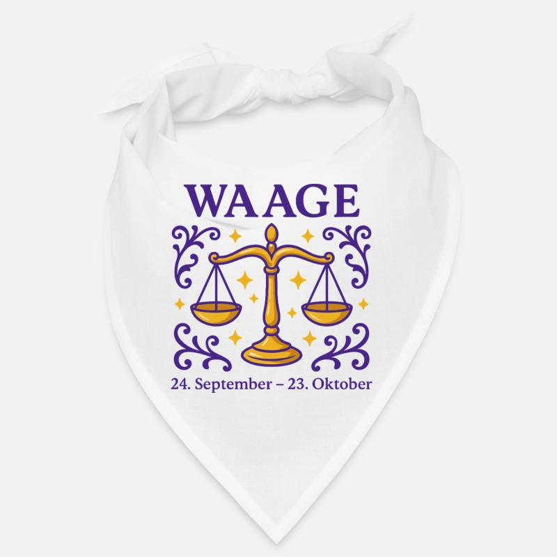 Sternzeichen Waage Bandana