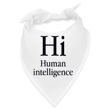 Human Mensch - Bandana - Weiß - Vorne