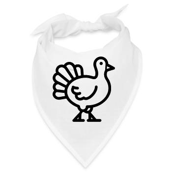 Turkei - Bandana - Weiß - Vorne