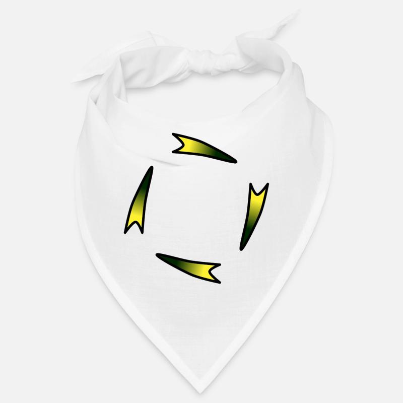 Rubans d’angle lumineux abstraits Bandana