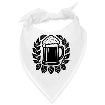 Bahre - Bandana - Weiß - Vorne