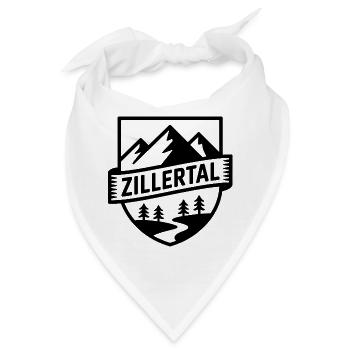 Zillertal - Souvenir Design - Bandana - Weiß - Vorne