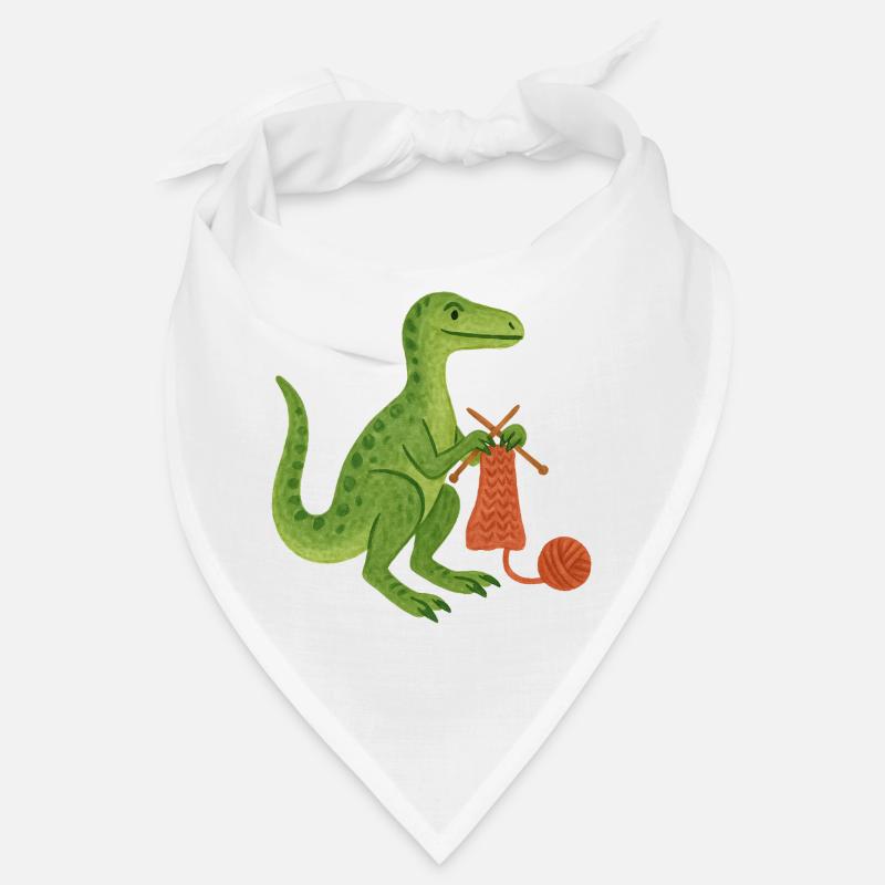 Dino Knits Artisanat douillet Bandana