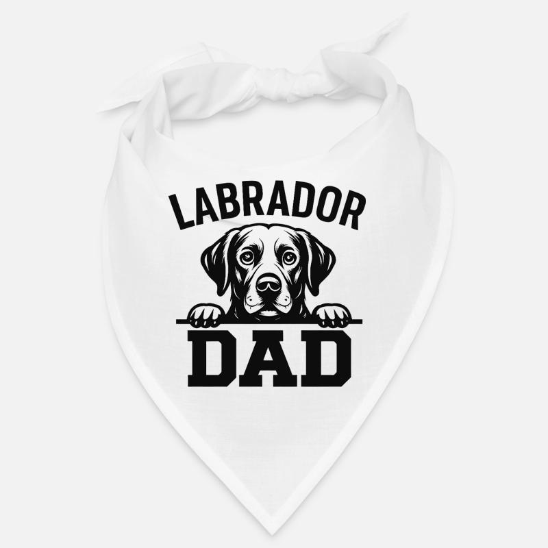 Papa Labrador Bandana