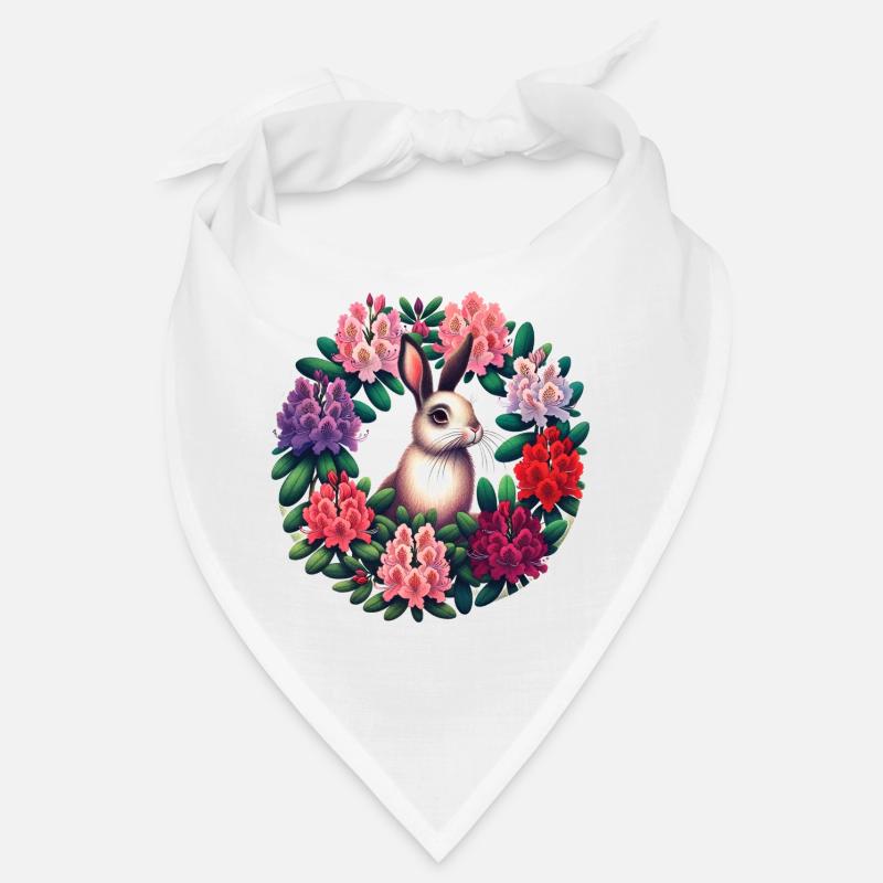 Circular Floral Rabbit Bandana