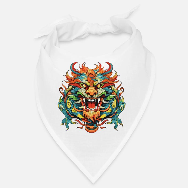 Drache Comic China Bandana