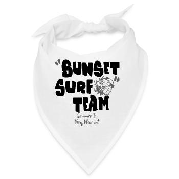 Der Sommer ist sehr angenehm - Bandana - Weiß - Vorne