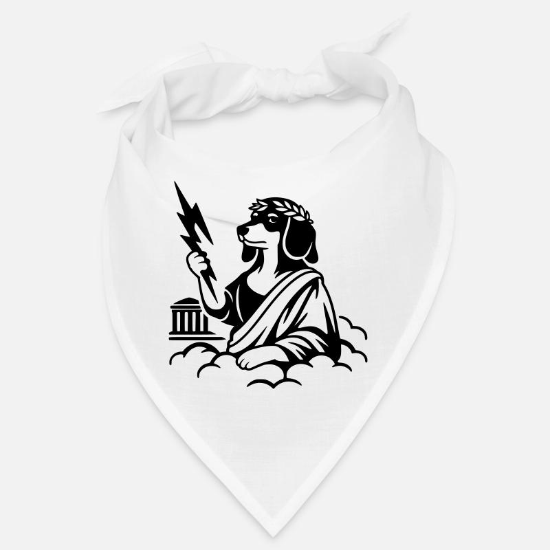 Zeus Wursto's Dachshund - Bandana - white