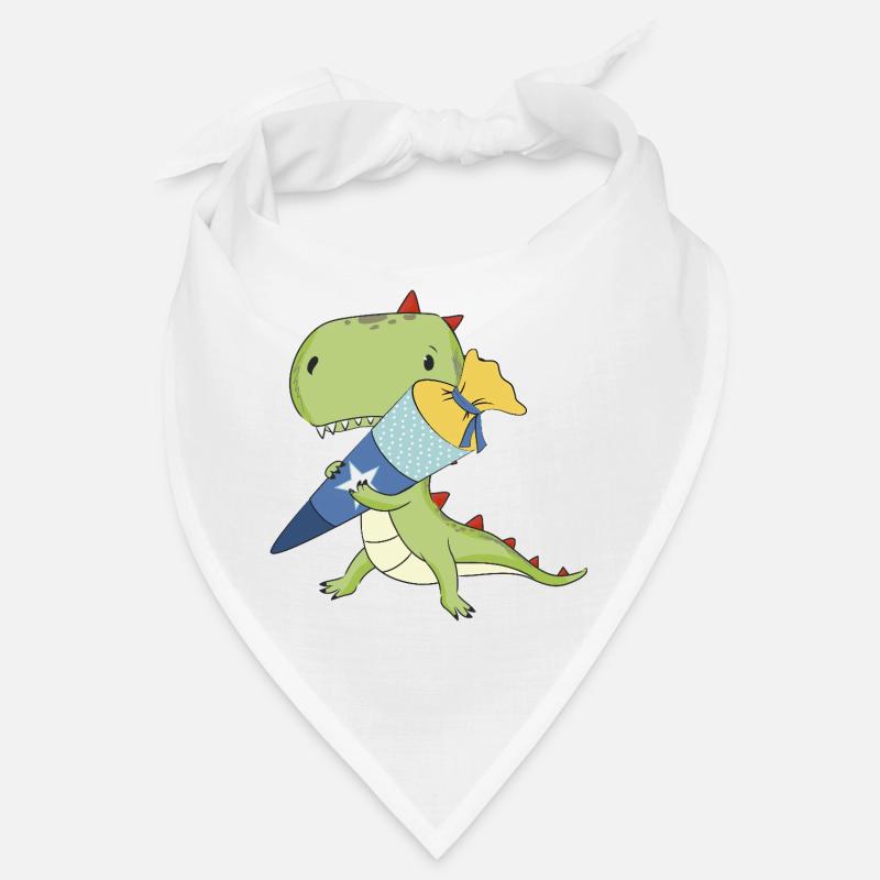 Dino with school cone Bandana