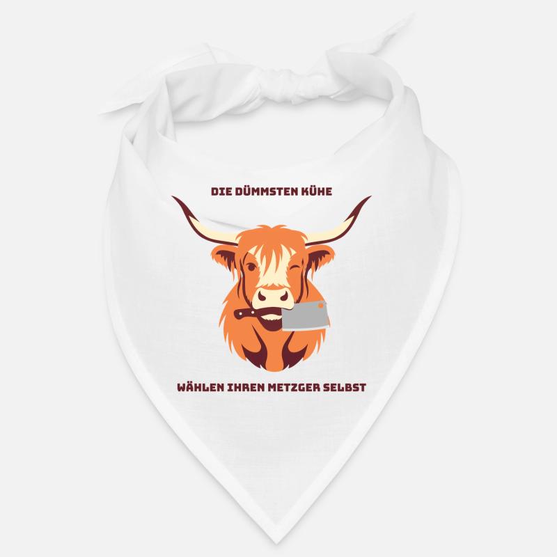 Kuh mit Beil – Wähle deinen Metzger Bandana