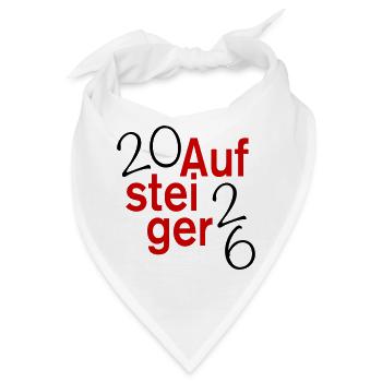 Aufsteiger 2026 Aufstieg - Bandana - Weiß - Vorne