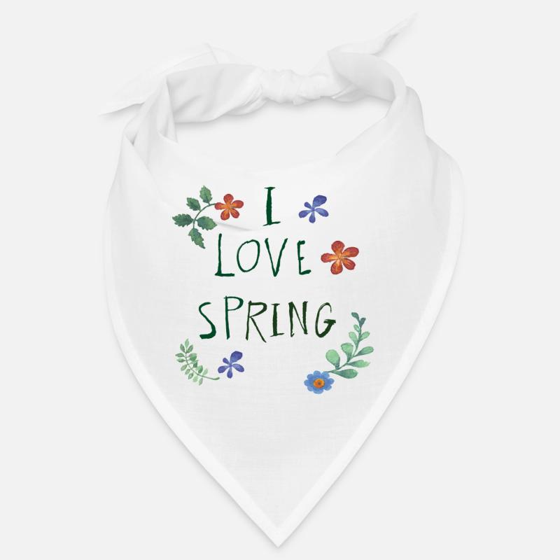 I Love Spring  Bandana