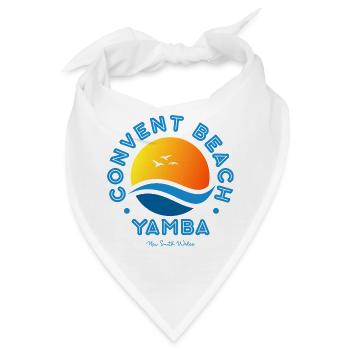Convent Beach Yamba Sonnenuntergang - Bandana - Weiß - Vorne