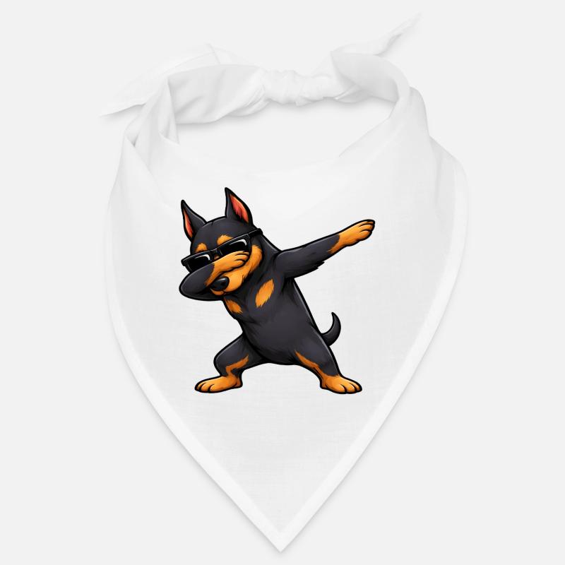 Dabbing Doberman Bandana