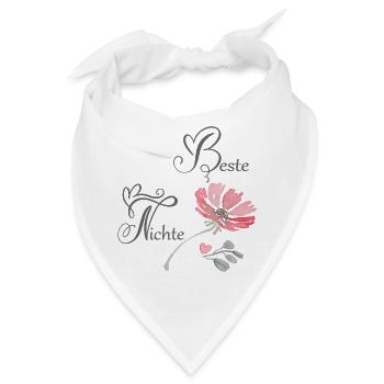 Beste Nichte - Bandana - Weiß - Vorne