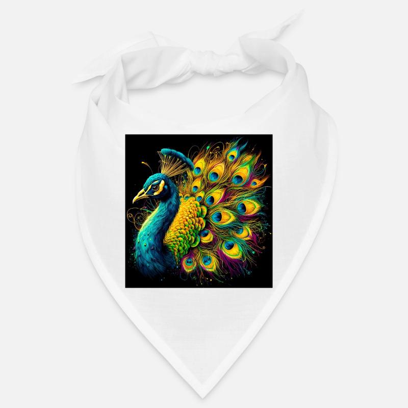 peacock Bandana