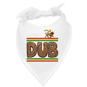Dub Holz Reggae - Bandana - Weiß - Vorne