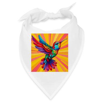 Kolibri - Bandana - Weiß - Vorne