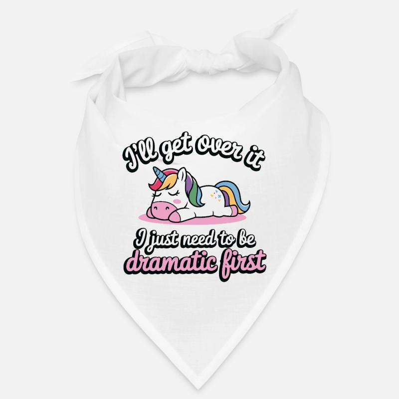 Sleeping Unicorn Drama Saying Dramatic Bandana