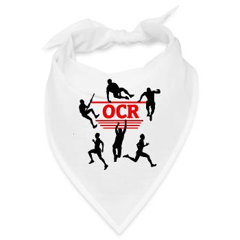 OCR Power – Obstacle Race Design - Bandana - Weiß - Vorne