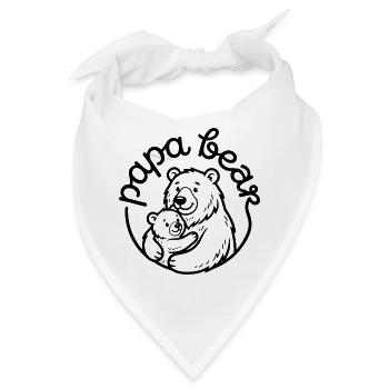 papa beer - Bandana - Weiß - Vorne