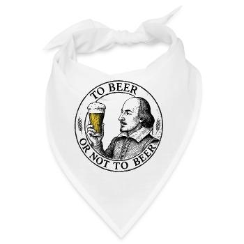 Bier oder nicht Bier - Bandana - Weiß - Vorne