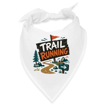 Trailrunning - Bandana - Weiß - Vorne
