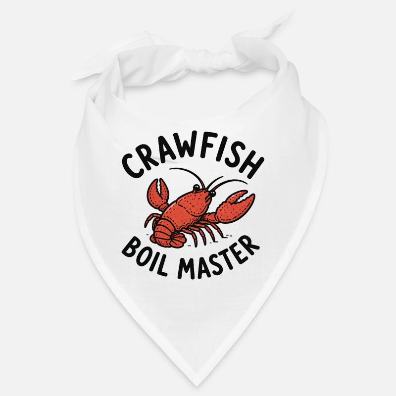 Crawfish Boil Master Lustige Männer Crawfish Bandana