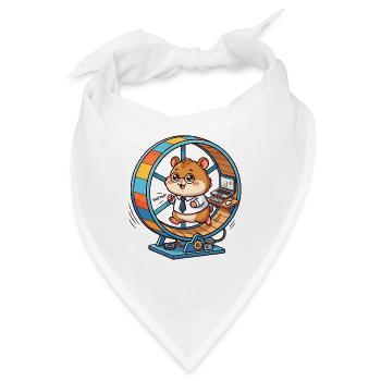 Corporate Hamster – Büro-Wahnsinn - Bandana - Weiß - Vorne
