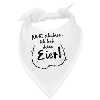 Sackträger der Beutel der voll sein darf.. - Bandana - Weiß - Vorne