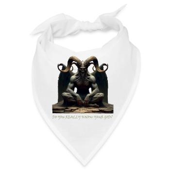 Dämonischer Nachtwächter - Bandana - Weiß - Vorne