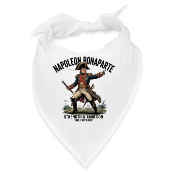 Napoleon Bonaparte - Bandana - Weiß - Vorne