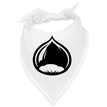 Kastanie Logo - Bandana - Weiß - Vorne
