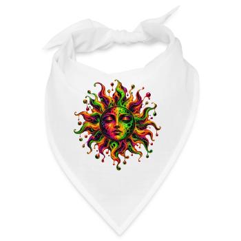 Solare Träumerei - Bandana - Weiß - Vorne