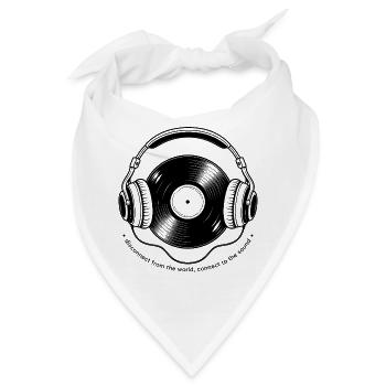 Trennung von The World Vinyl Headphones - Bandana - Weiß - Vorne