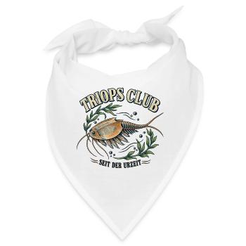 Triops Club – Seit der Urzeit - Bandana - Weiß - Vorne