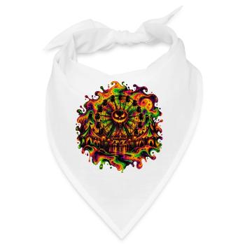 Wheel of Shadows - Bandana - Weiß - Vorne