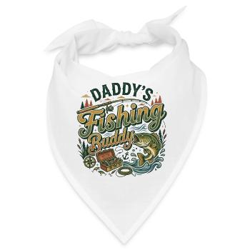 Daddy's Fishing Buddy Outdoor-Campingsee - Bandana - Weiß - Vorne