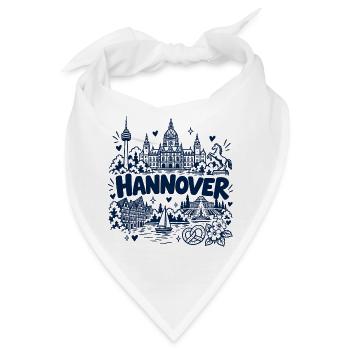 Hannover - Sehenswürdigkeiten - Niedersachsen - Bandana - Weiß - Vorne