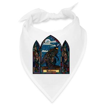 Mothman Buntglas - Bandana - Weiß - Vorne