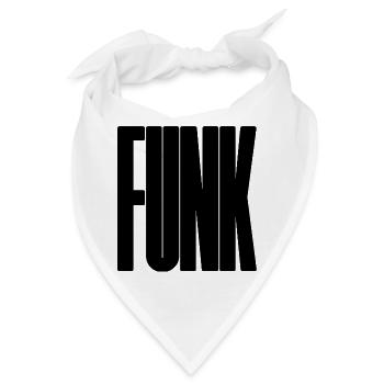 Bold Funk Music Logo - Bandana - Weiß - Vorne