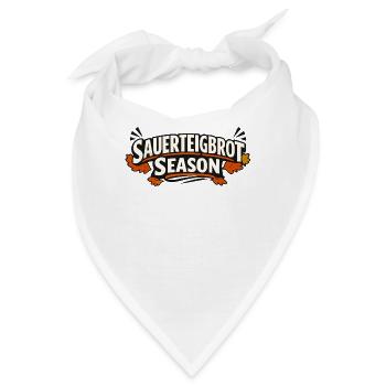 Sauerteigbrot Saison Design - Bandana - Weiß - Vorne