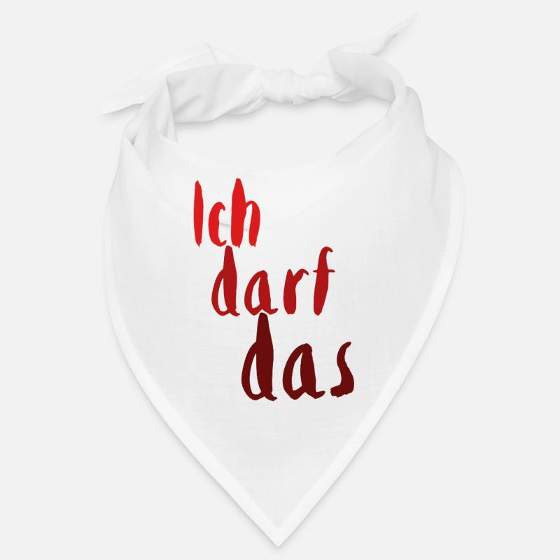 Ich darf das rot1 Bandana